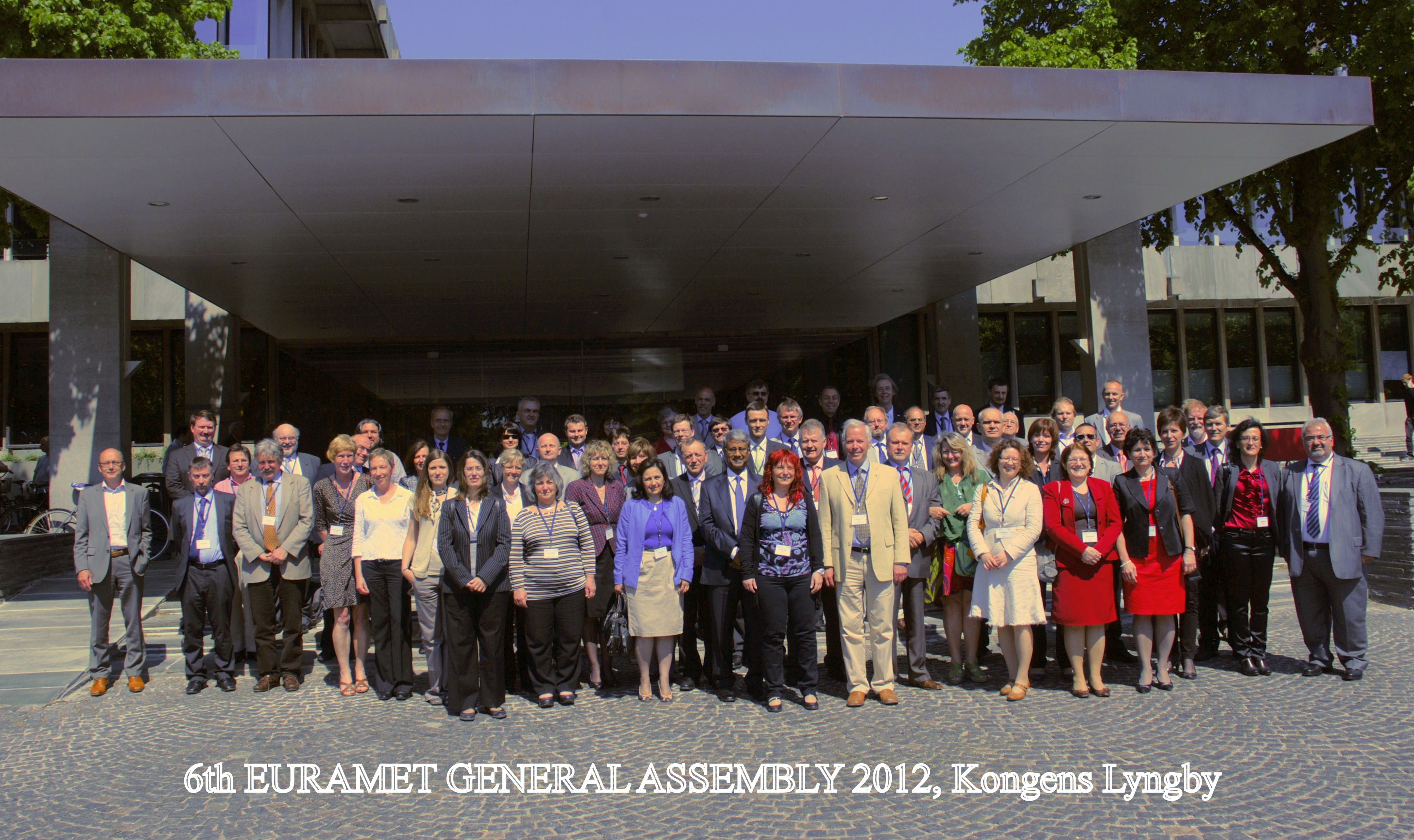 Participants EURAMET General Assembly Kgs. Lyngby 2012