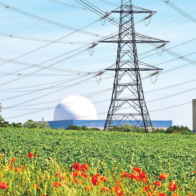 Image showing an electricity pylon and dome