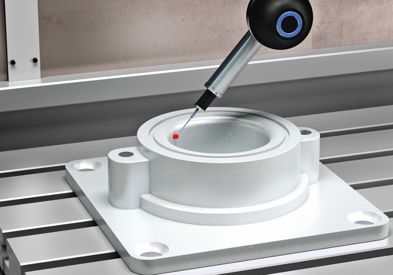 Image showing a coordinate measurement machine collecting data