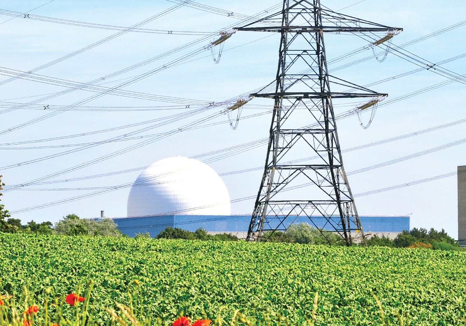 Image showing an electricity pylon and dome