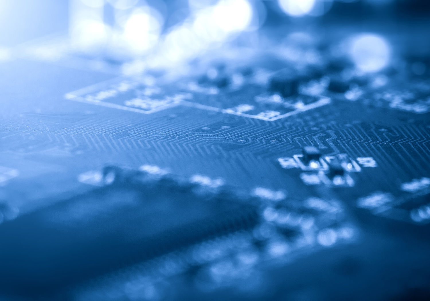 Image showing an extreme close up of a  circuit board