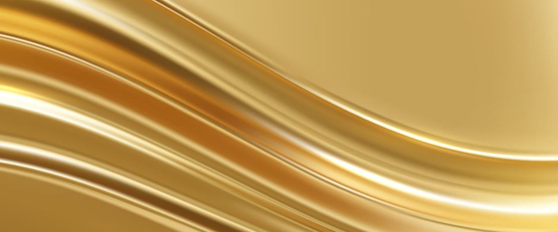 Image showing a shiny, wave of gold