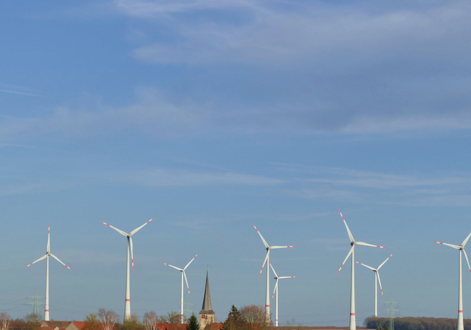 Image showing wind turbines