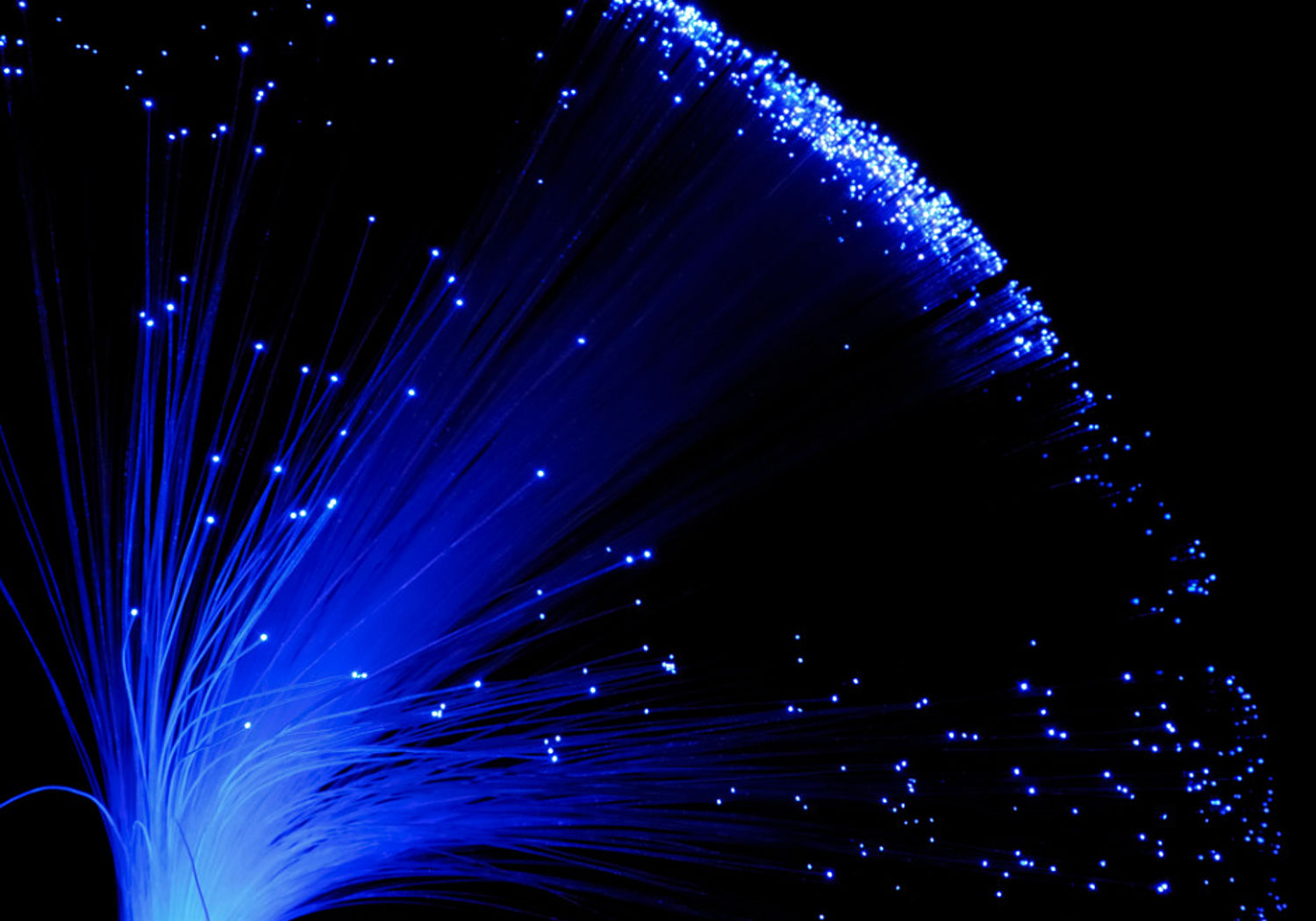 Image showing blue fibre light 