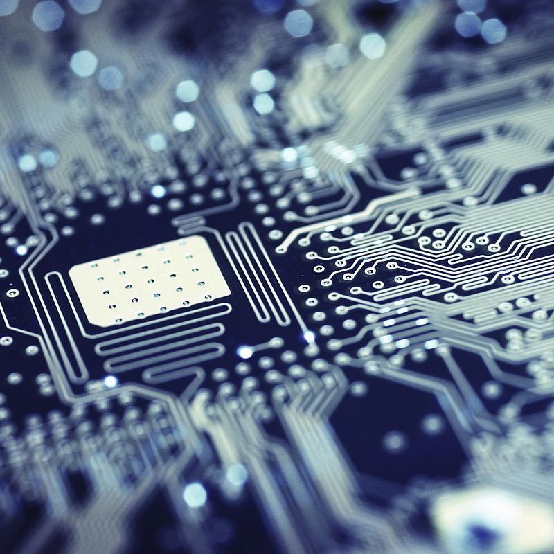 Image showing a close up of a circuit board