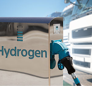 An image showing A hydrogen fuel dispenser