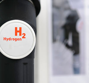 Image showing a closeup of a high pressure hydrogen fuel nozzle