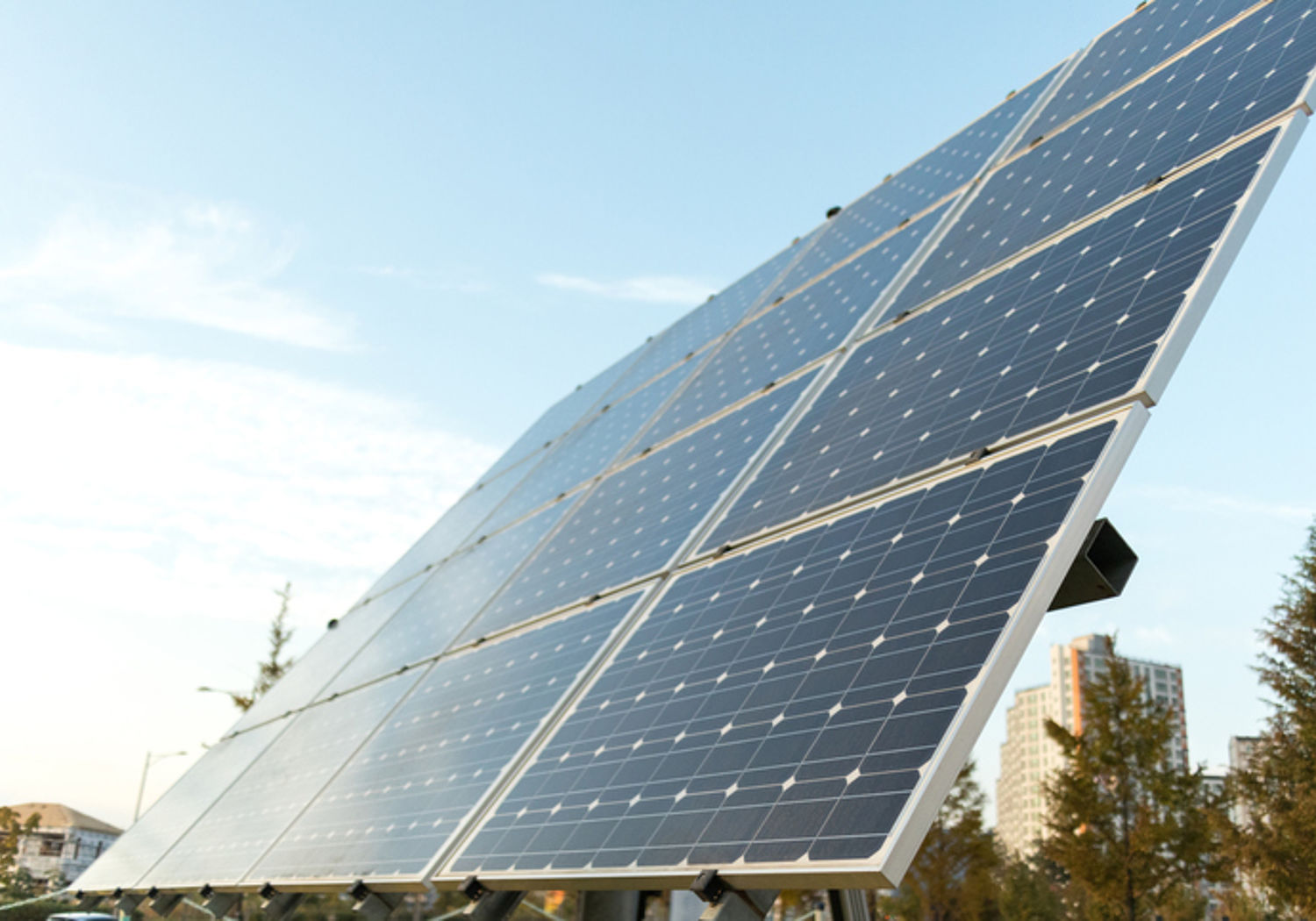 Image showing a large solar panel