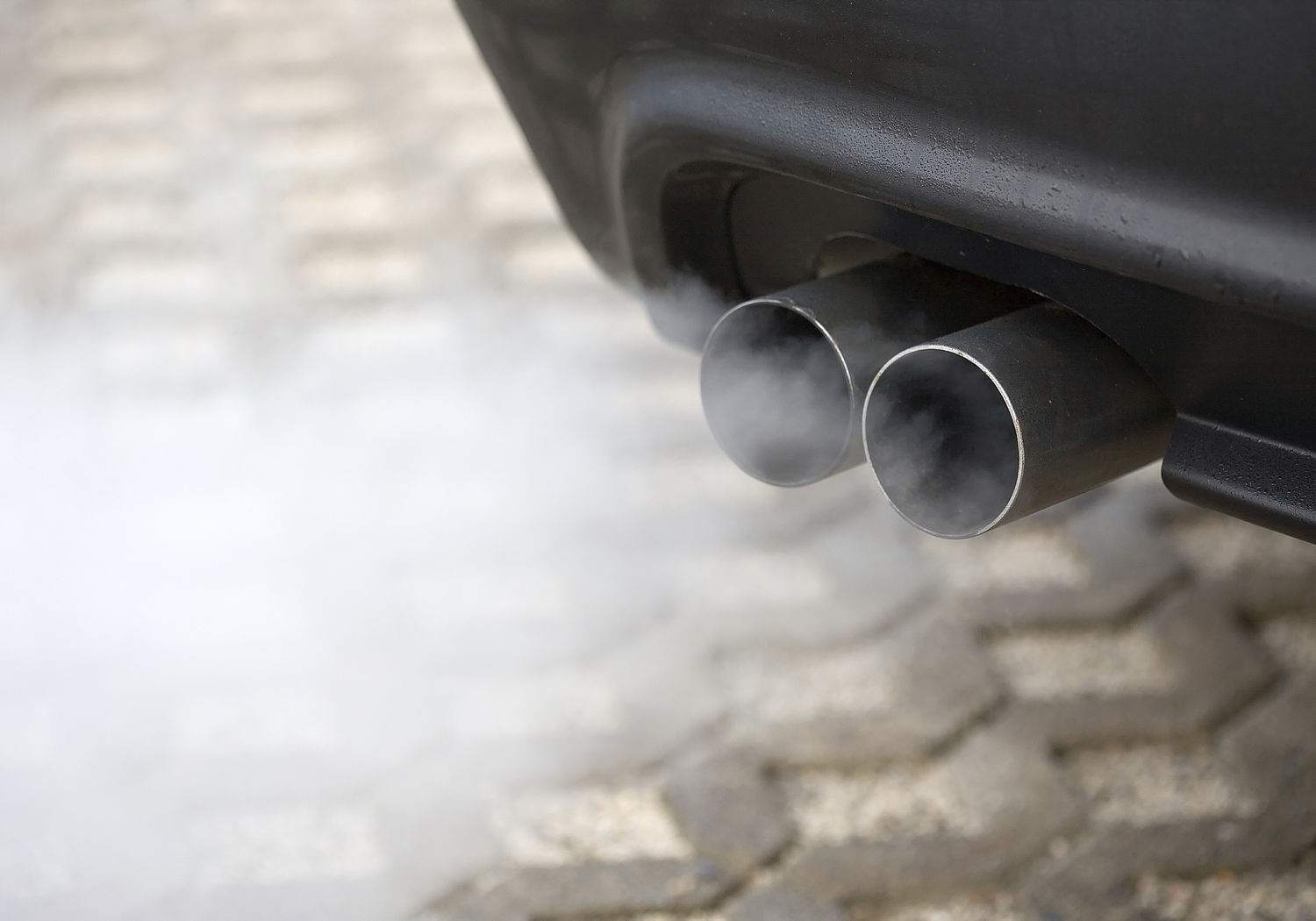 Image showing Air pollution from car exhaust