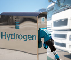 An image showing A hydrogen fuel dispenser