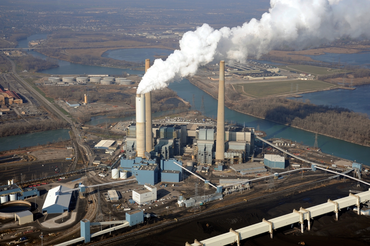 Aerial View of a Coal Fired Power Station - Project Picture ENG06