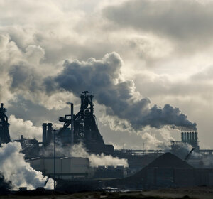 Image showing smoking chimneys