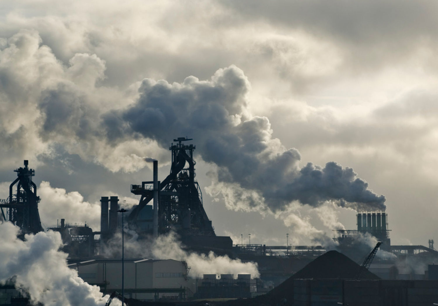 Image showing smoking chimneys