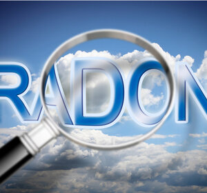 Image showing concept of radon danger