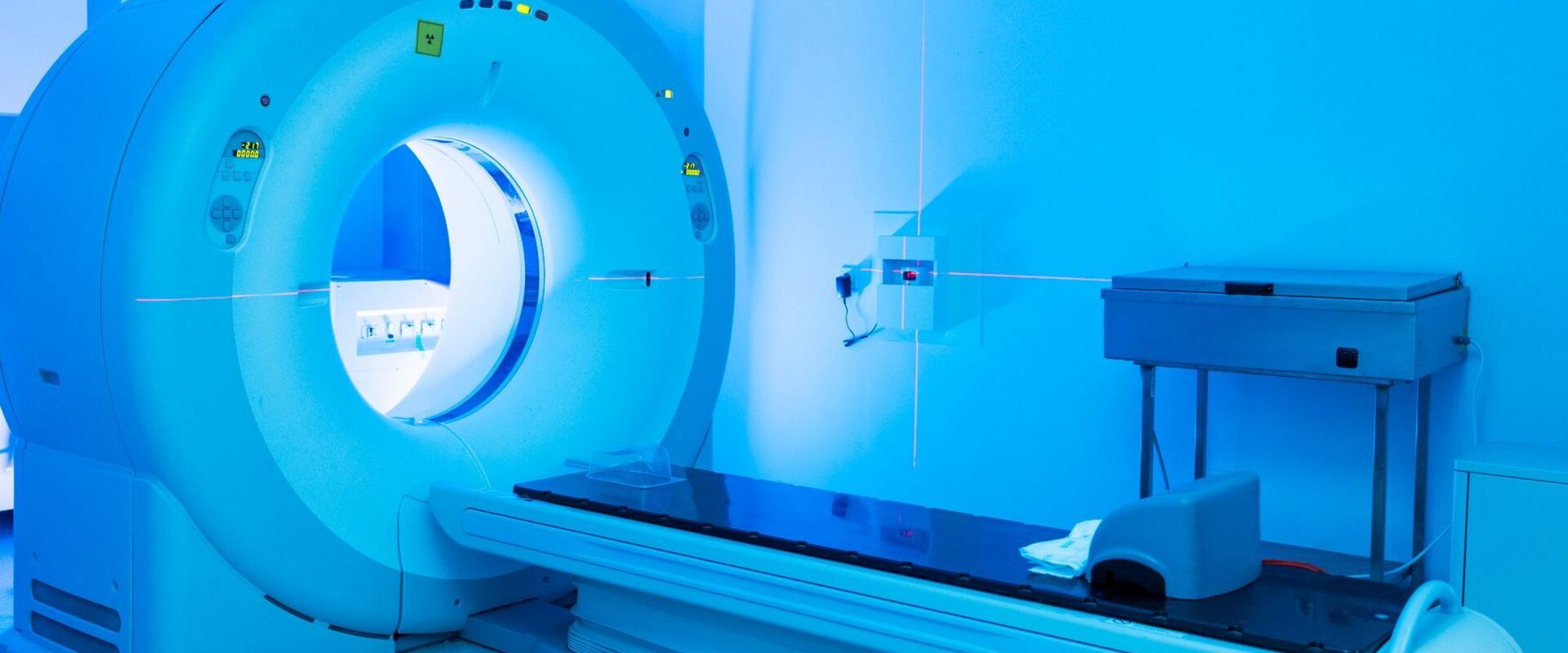 Linear accelerator in modern hospital