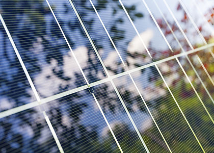 Photovoltaic Solar Panel Image showing a photovoltaic panel