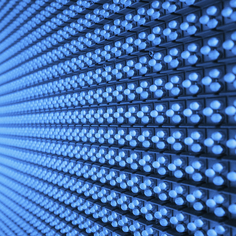 New standards for solid state lighting products Image showing a Digital LED screen background